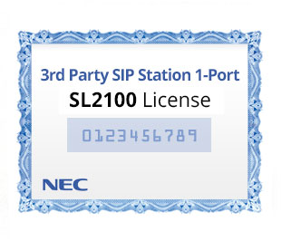 SIP 3rd Party 1-Port Station License BE116746
